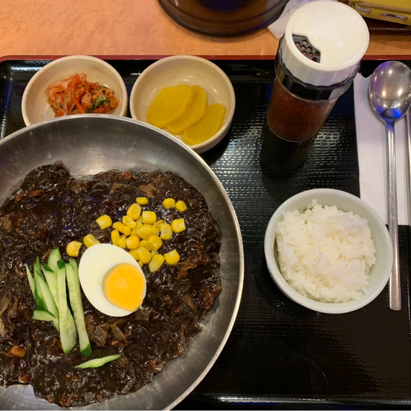 チャヂャンメン定食(扶餘(プヨ) 電力ビル店)