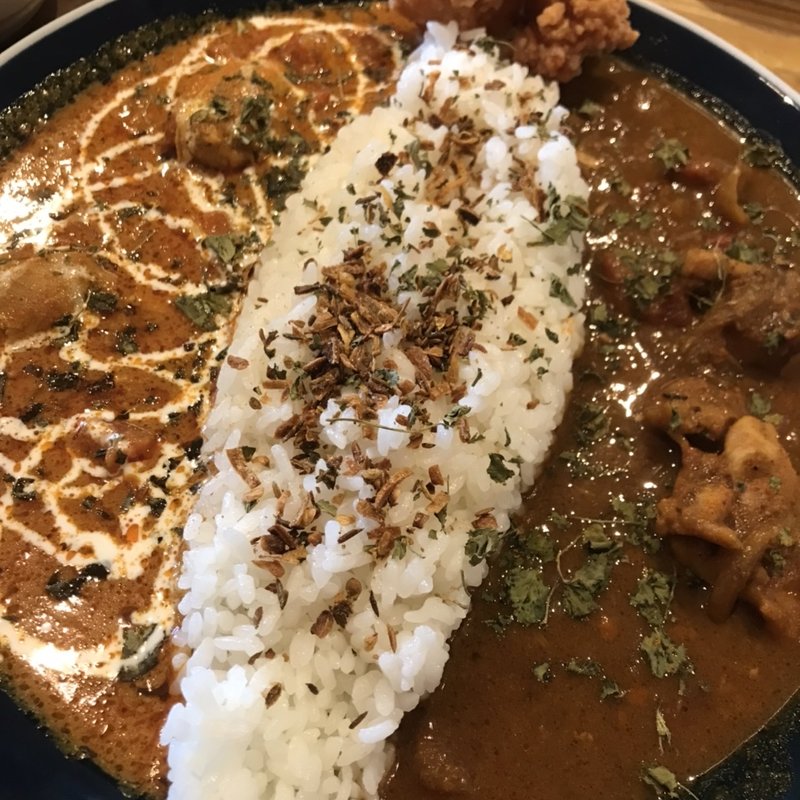 あいがけカレー(カレー専門店アリクイ)