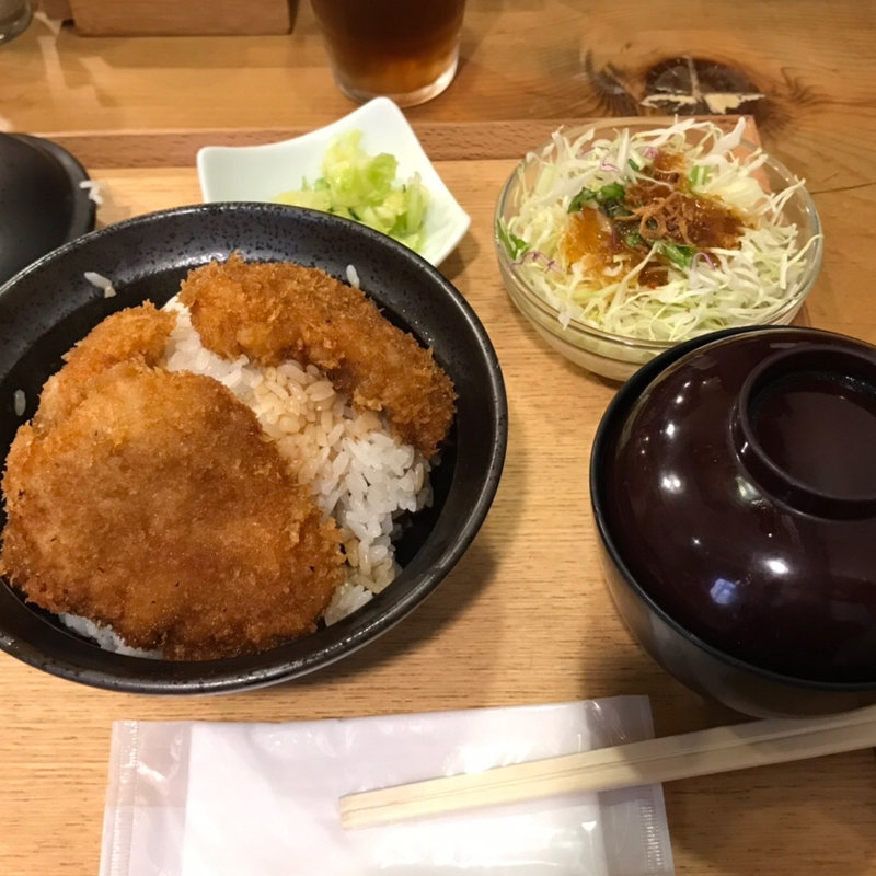 二段もりかつ丼セット(新潟カツ丼タレカツ 本店)