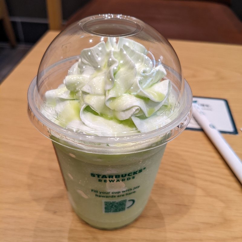 メロンフラペチーノ(スターバックスイオンモール盛岡南店)