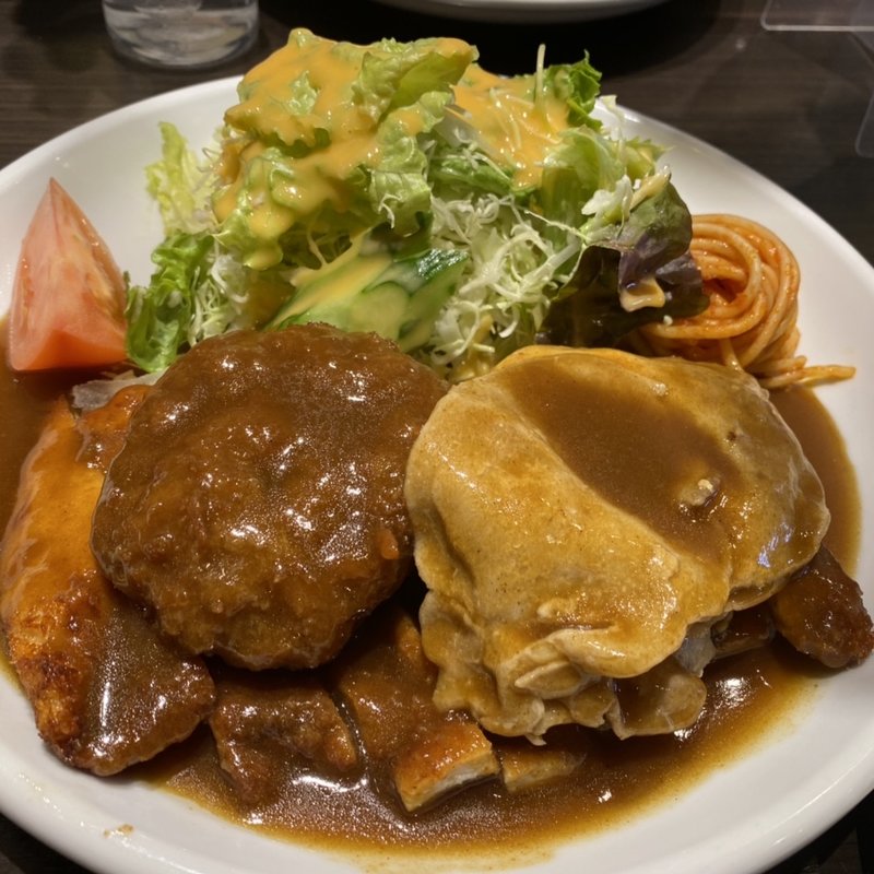 ビーフカツランチ(レストランくろんぼ )