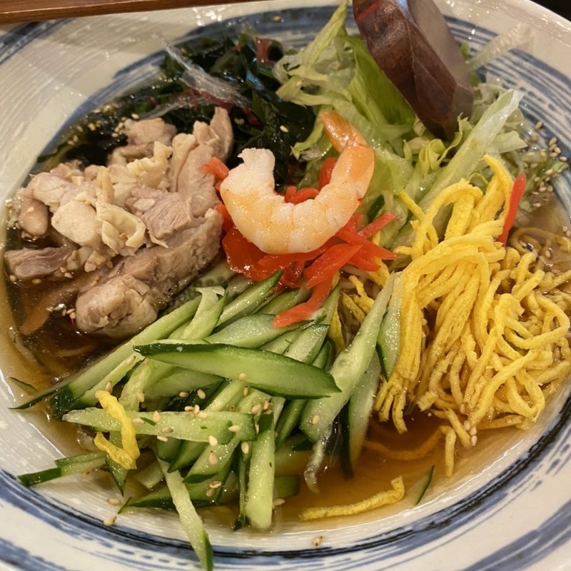 ざぶざぶ冷やし中華(博多めんちゃんこ亭 天神店)