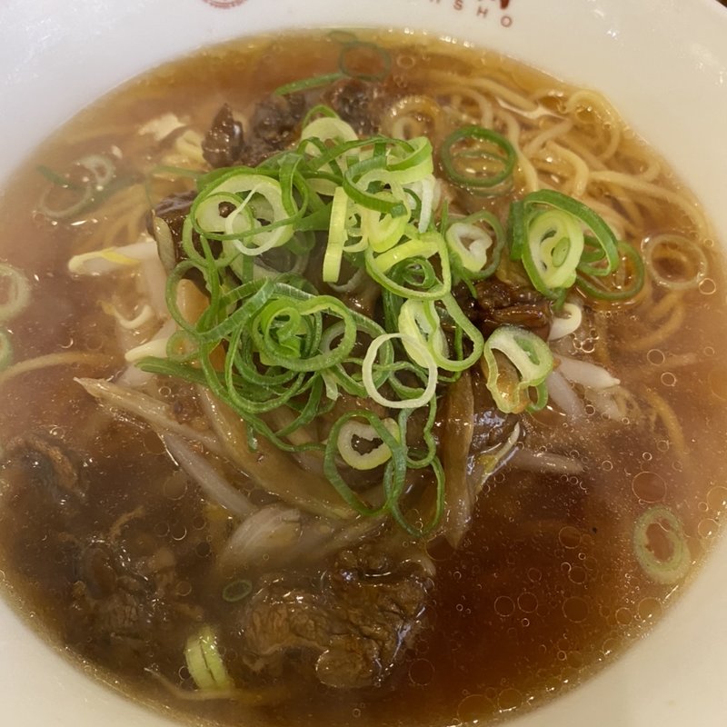 牛焼肉ラーメン(大阪王将天神新天町店)