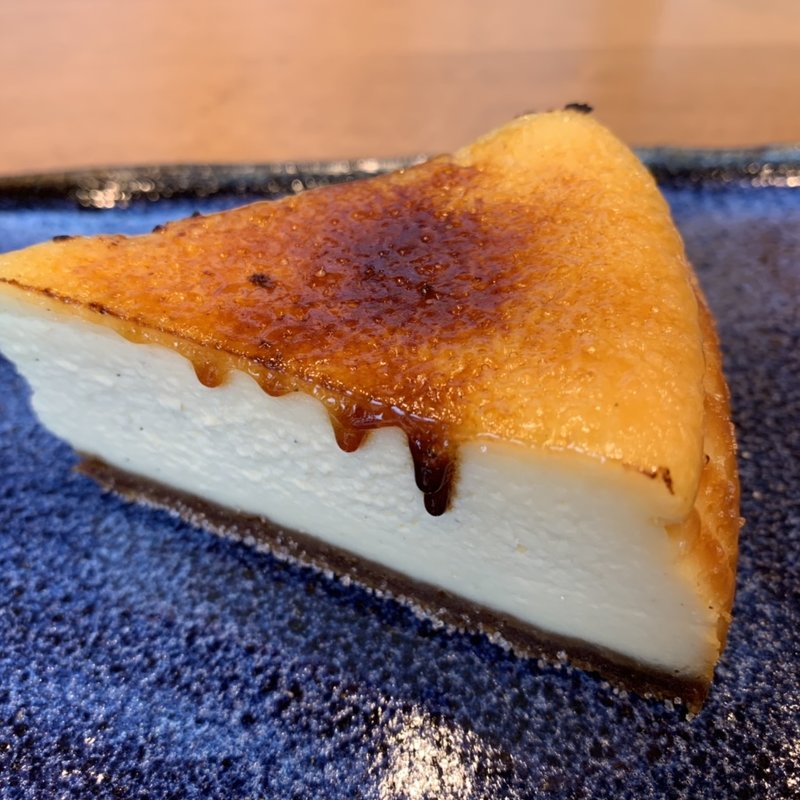 RICHE GENのブリュレチーズケーキ(小さな珈琲屋さんGEN)