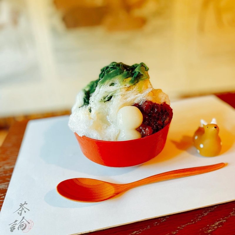 かき氷(遊中川　茶論)