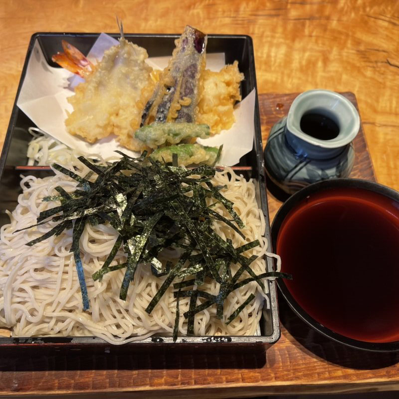 天ざる（大盛）(長寿庵)