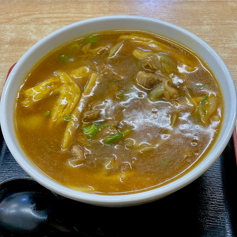 牛スジカレーうどん(讃岐うどん 美曽乃)