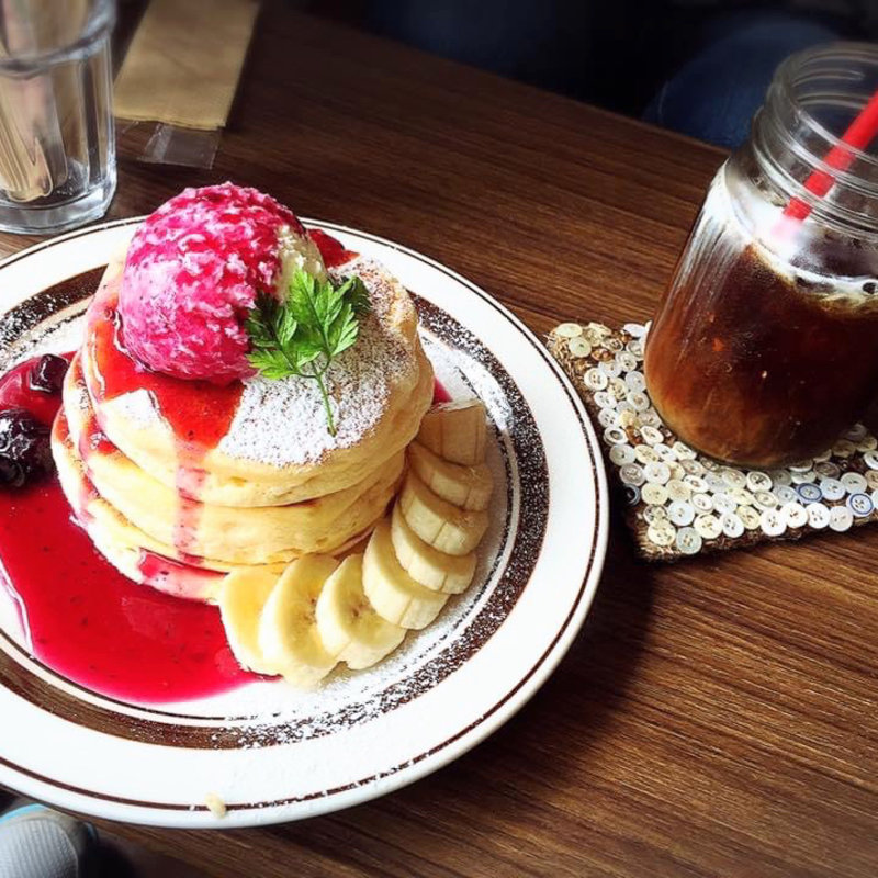 ブルーベリーフロマージュパンケーキ(totan cotton cafe)