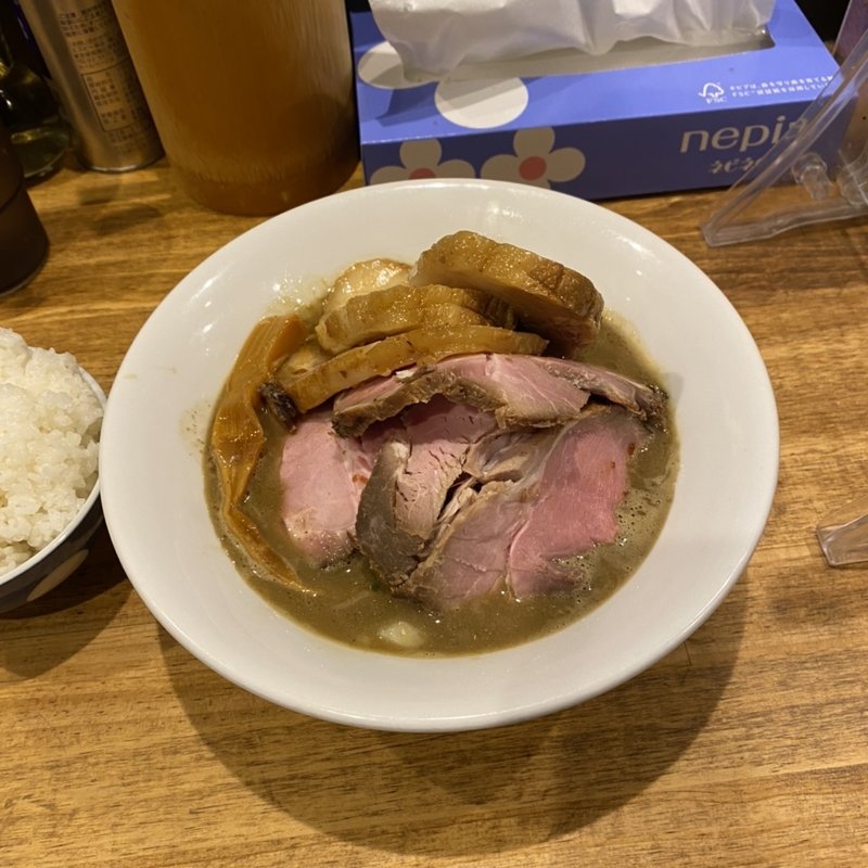 濃厚煮干し＋チャーシュー(煮干し中華そば 一剣)