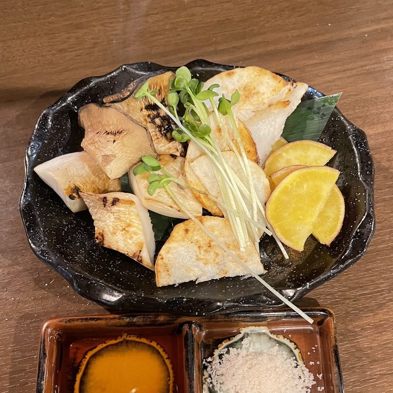 焼き野菜盛り(炭火焼鳥　くわどり)