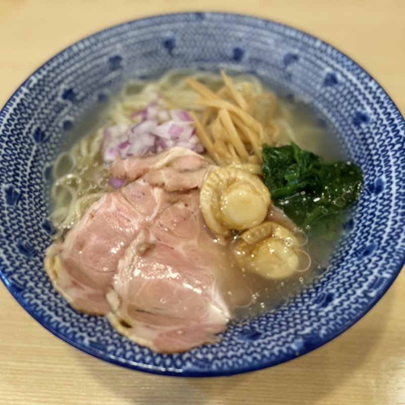 冷やし貝出汁ラーメン(中華そばはまな)