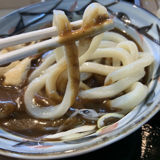 肉汁カレーつけ麺（冷）(肉讃岐 甚三うどん 高田馬場店)