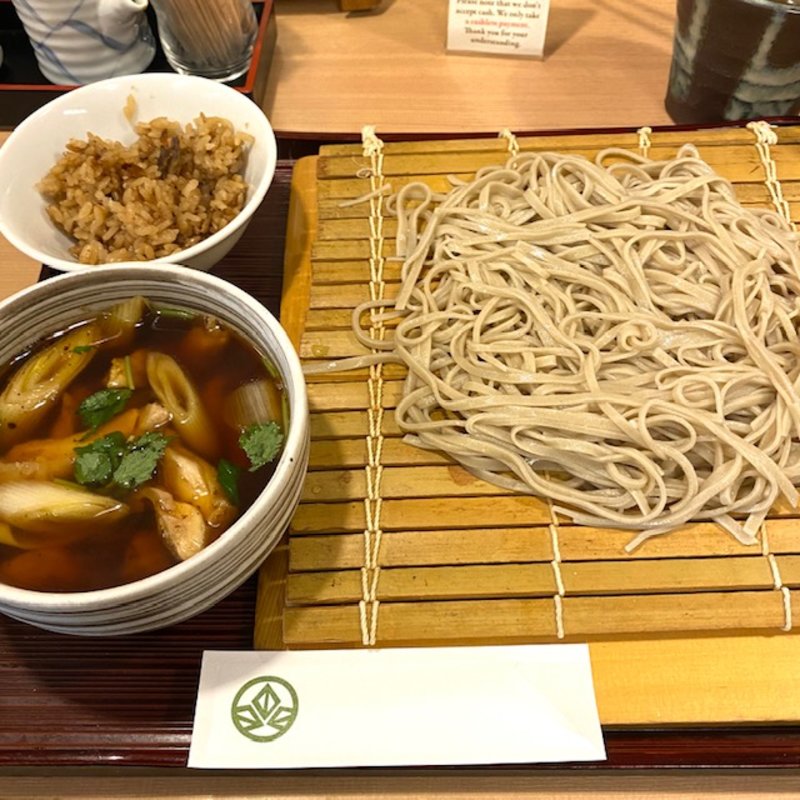 鶏のつけそば(手打ち蕎麦 たむら)