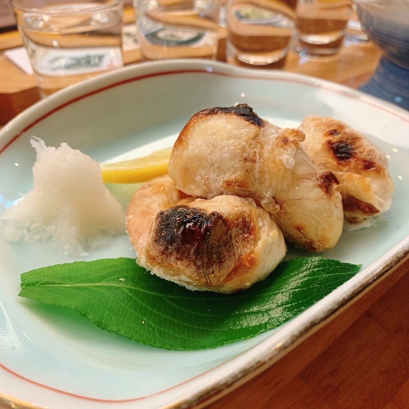 ふぐ白子焼き(割烹 魚仙 （うおせん）)