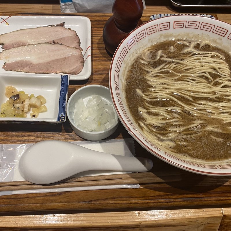 炭火焼濃厚中華そば いわし 定食(炭火焼き濃厚中華そば 海富道)