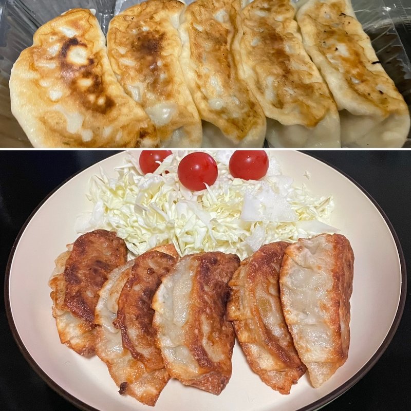 揚げ餃子(自宅)