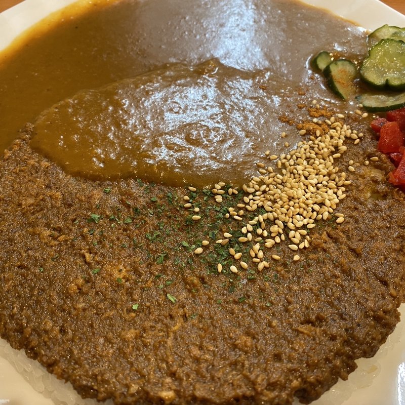 パク森カレーセット(カレー屋 パクパクもりもり 渋谷店)