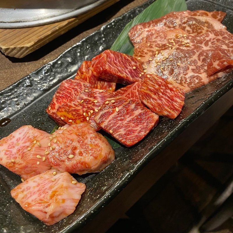 和牛特殊部位盛り合わせ(炭火焼肉 ぶち 関内店)