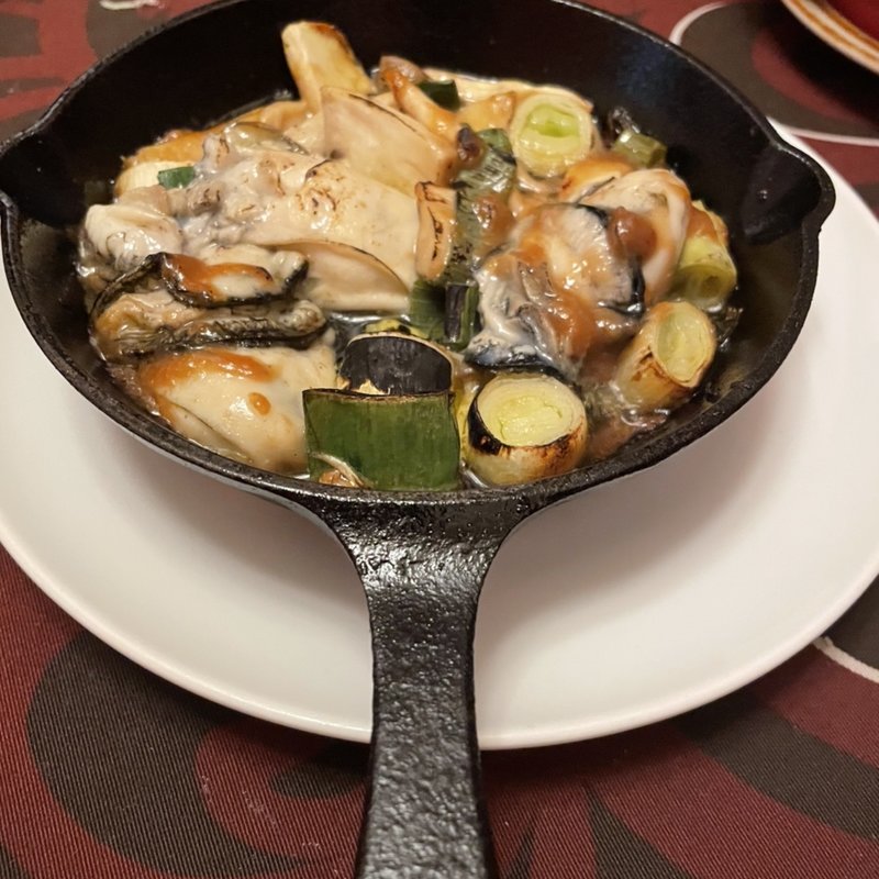 牡蠣のアヒージョ(オステリア　ピッカンテ　ウノ （osteria Piccaｎｔe uno）)