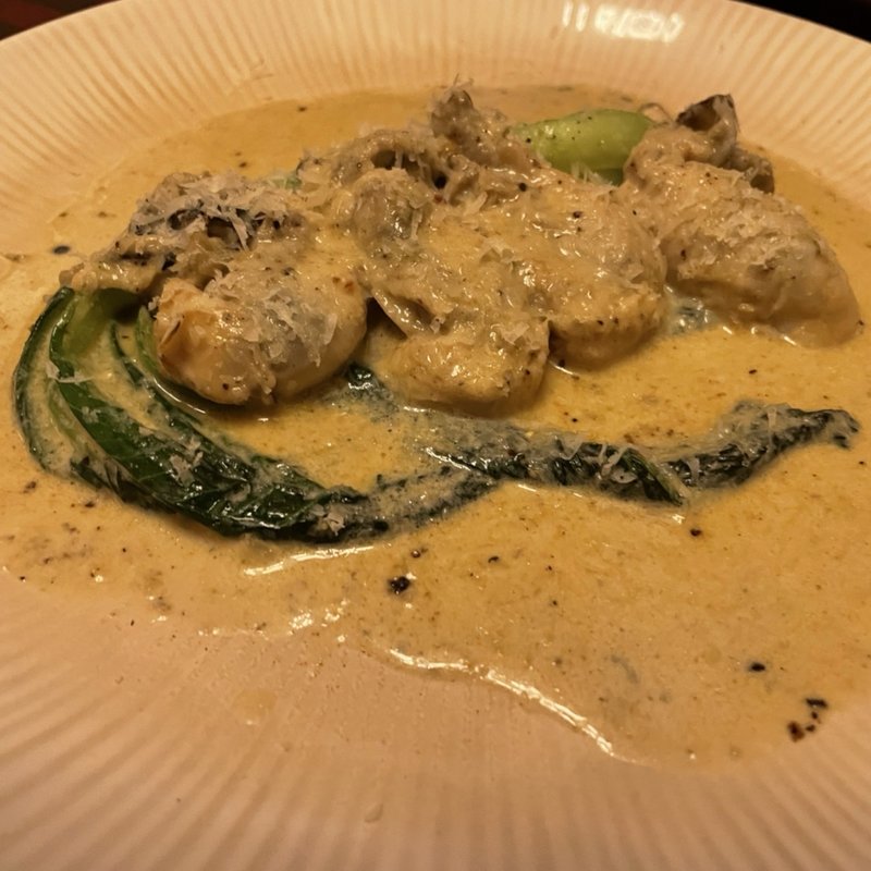 真牡蠣のクリーム煮(オステリア　ピッカンテ　ウノ （osteria Piccaｎｔe uno）)