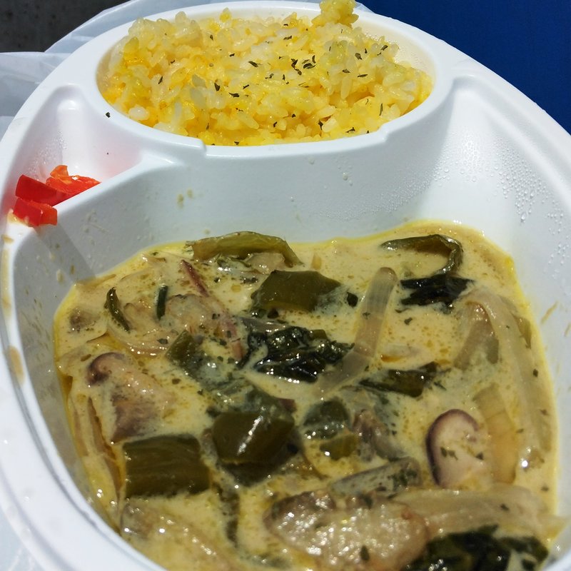 グリーンカレー(眞田珈琲)