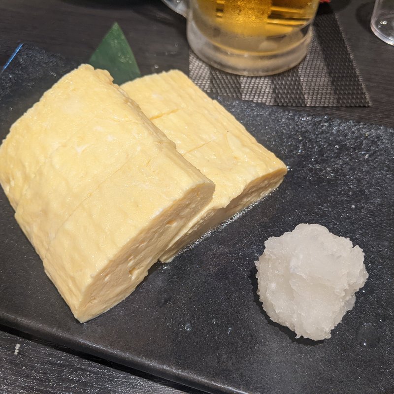 巻き立て出汁巻き玉子(鳥酎　はなれ飯田橋店)