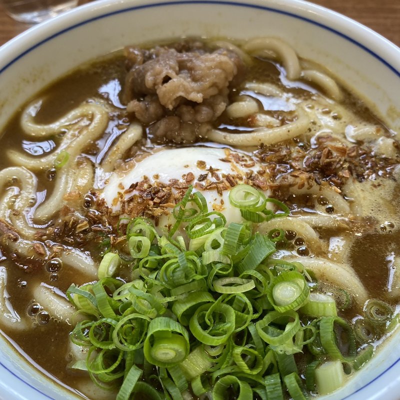 スパイシーカレーうどん(山田製麺 こなみ)