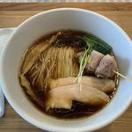 名古屋コーチンの鴨醤油らぁ麺(麺 つむぎ 京橋店)