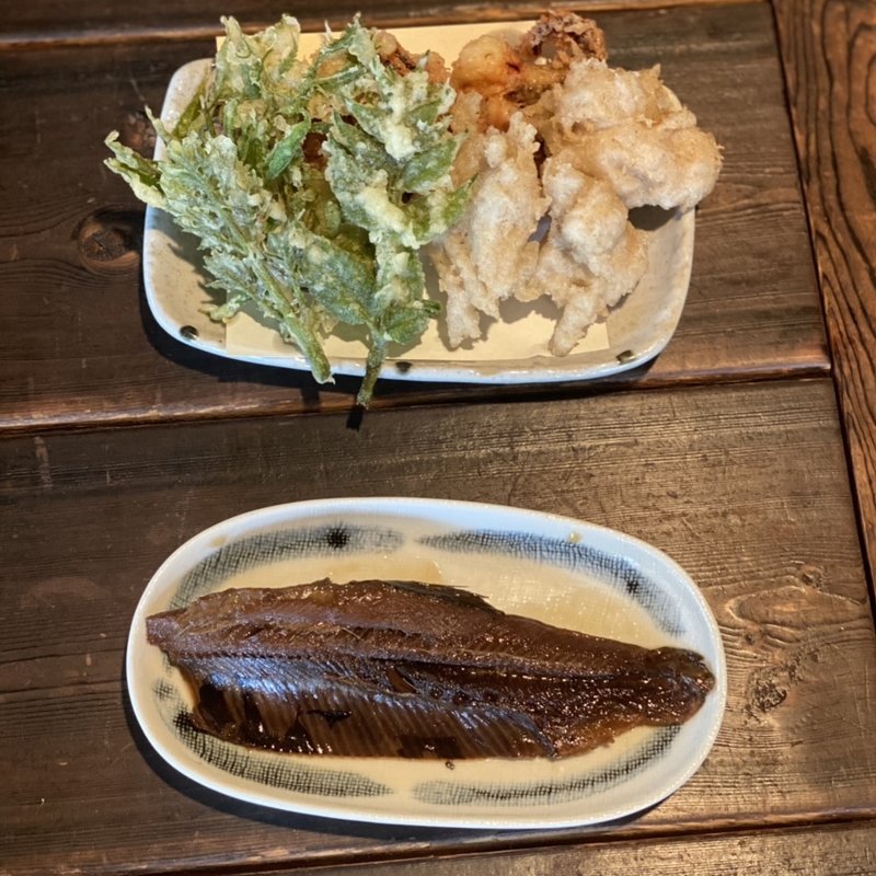 げそ天+にしん(いろり )