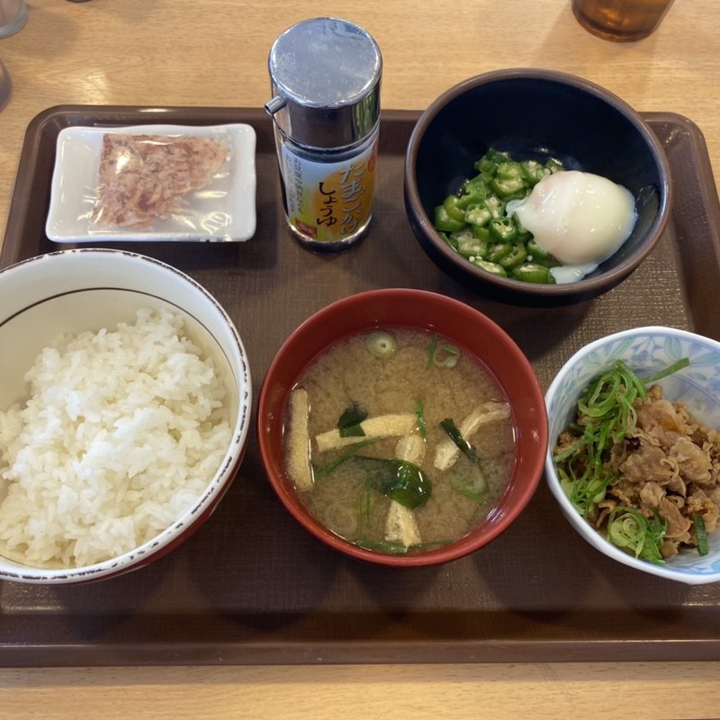 まぜのっけ朝食(すき家 古河坂間店 )