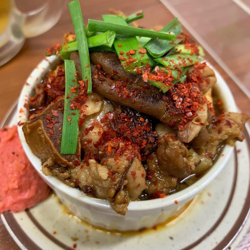 名物もつ肉豆腐(大衆食堂2.0 とぽす)