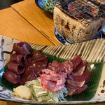焼き刺し盛合わせ(やきとん豪 西荻窪店)