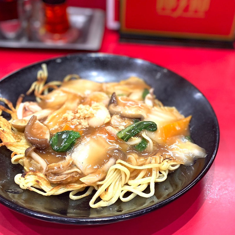 海鮮あんかけ焼そば(餃子の王将 狸小路5丁目店)