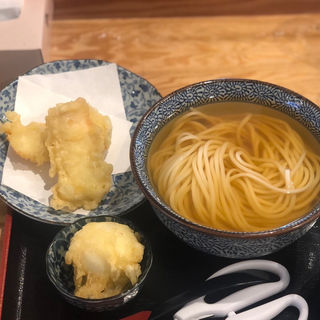 イカ天大阪つけ麺(玉子天トッピング)(き田たけうどん)