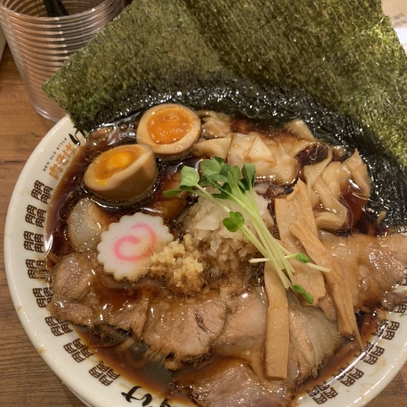 肉そば醤油(肉そばけいすけ大名古屋ビルヂング店)