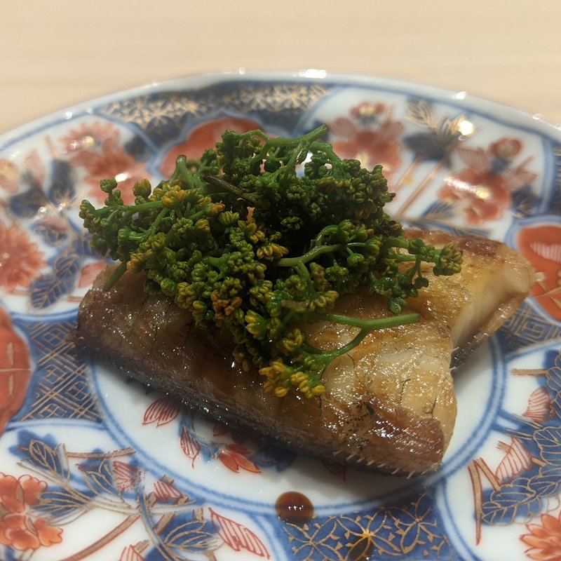 柳川産うなぎ、花山椒(鮨  こゝろ)