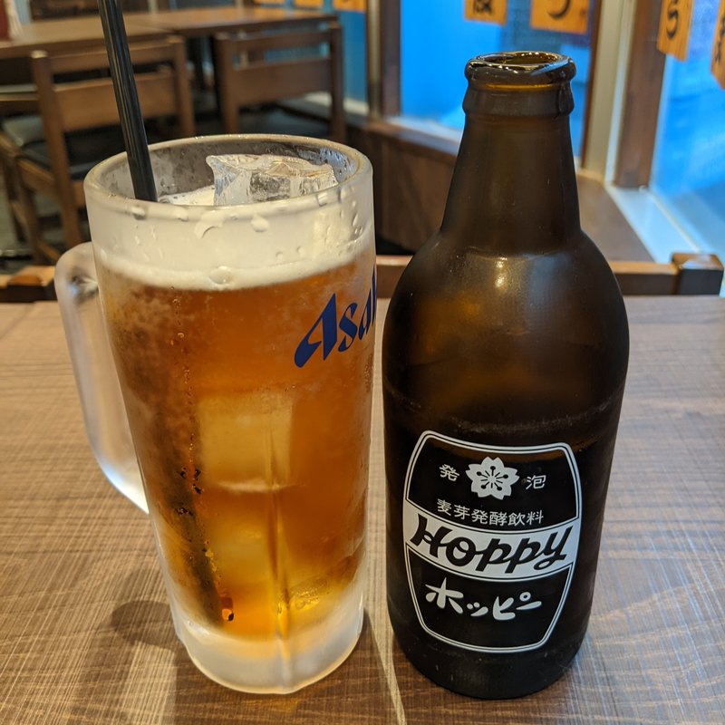 黒ホッピー(やきとん酒場 ぎんぶた 関内店)