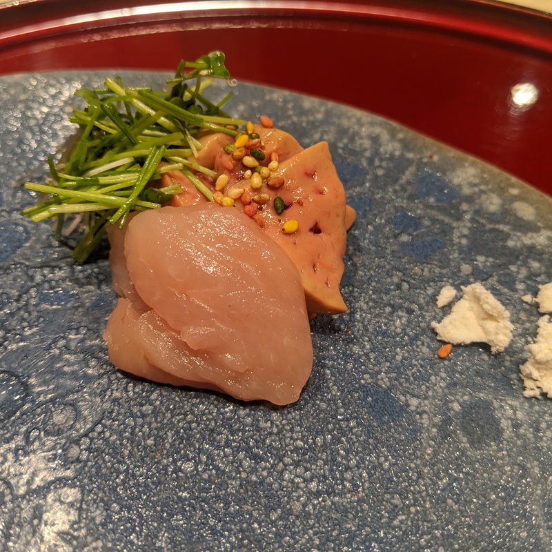 高坂鶏のお刺身盛り合わせ(1000)