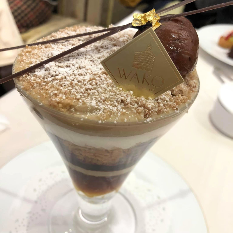 マロンパフェ(銀座・和光アネックス ティーサロン)