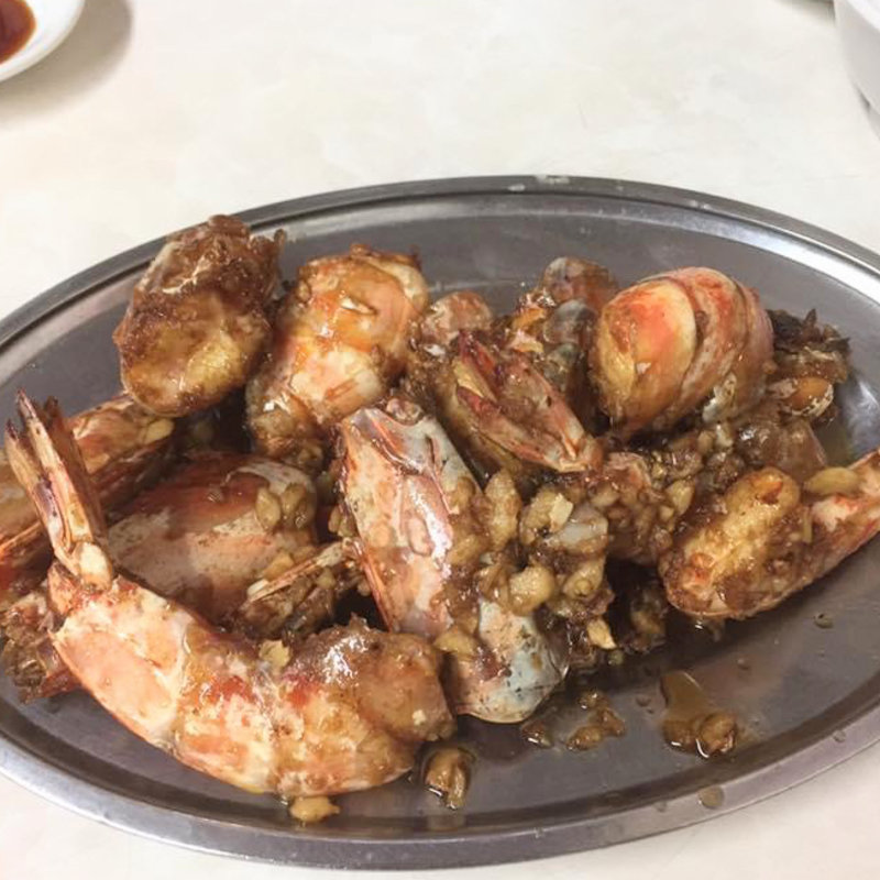 大海老の殻煮(海員閣)