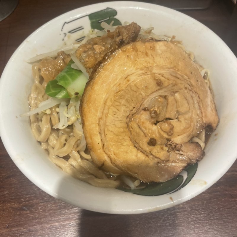 雷そば並(ラーメン雷東京本丸店)