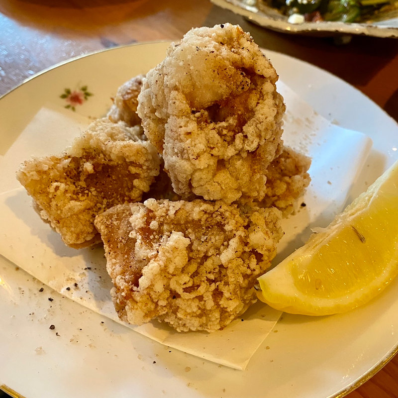 鶏の山椒塩唐揚げ(おおはま)