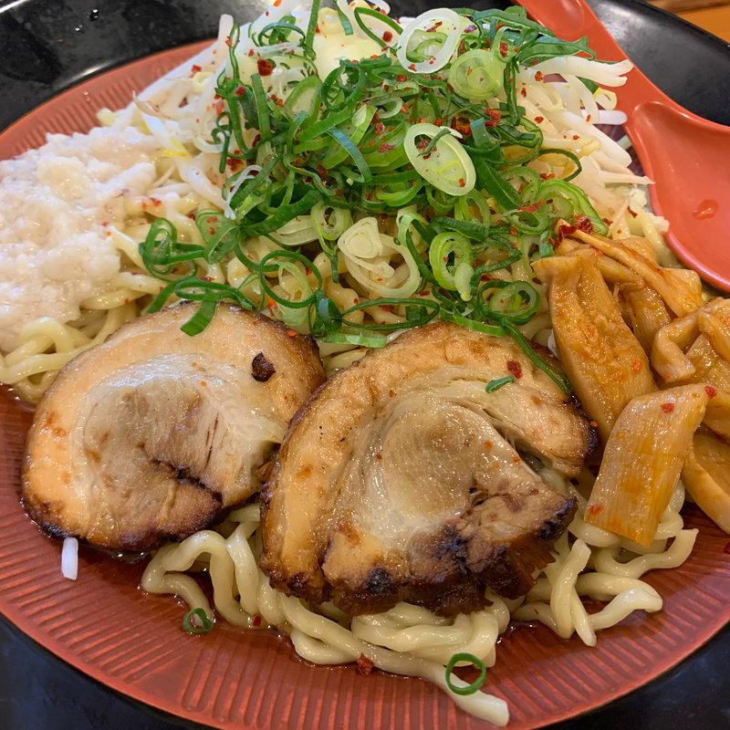 油そば(創作まぜそば ○△□（まるさんかくしかく）)