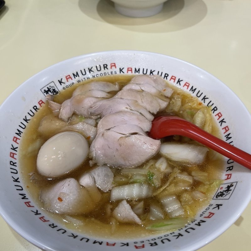小チャーシュー煮卵ラーメン(神座　香芝SA店)