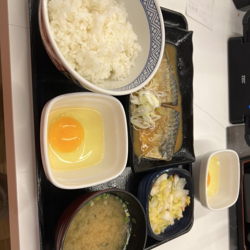 サバ味噌定食(吉野家 甲州街道府中白糸台店)