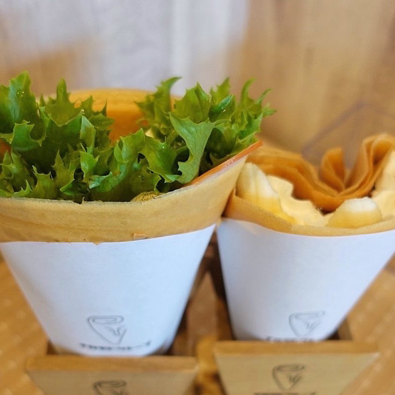 ハムチーズ(ナカモトクレープ)