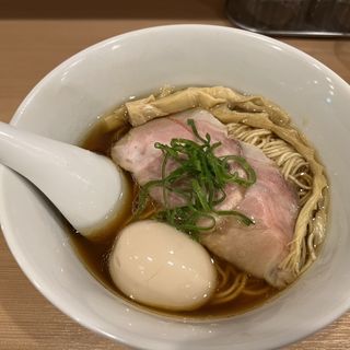 大山鶏醤油とろ玉らぁ麺(麺亭 しま田)