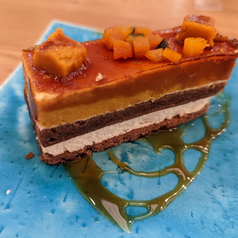 北海道かぼちゃプリンケーキ(お野菜、どうぞ)