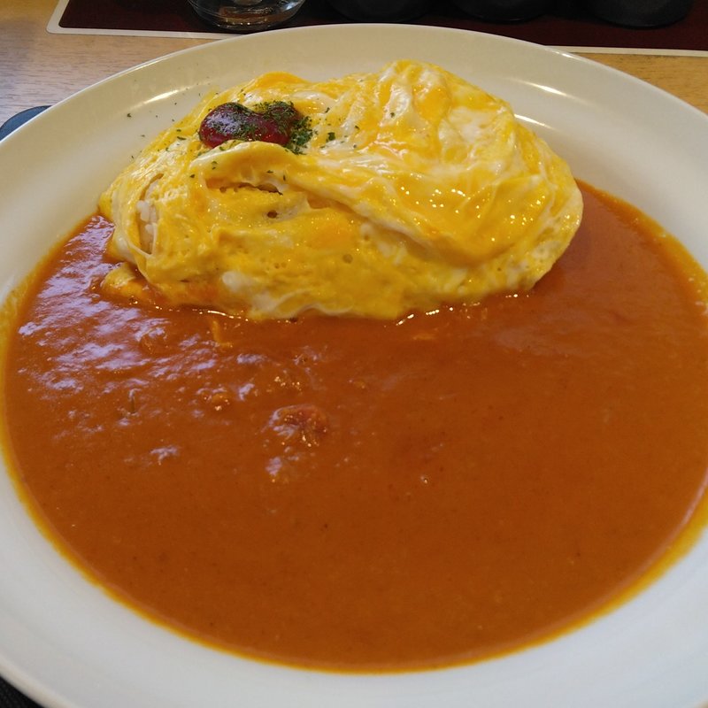 モーニングオムレツカレー（トマトソース）(松屋 武蔵小杉店 )