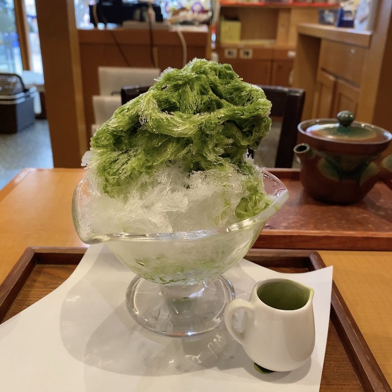 金の抹茶氷(茶々屋南山園 アピタ安城南店)